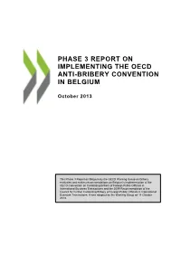 Phase 3 Report on Implementing the OECD Anti-Bribery Convention In