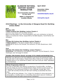 GNHS Newsletter 2 Apr 2018