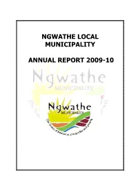Ngwathe Local Municipality Annual Report 2009-10