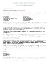 Nomination Procedures