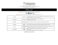 2021 Master Price List.Xlsx