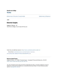Directed Graphs