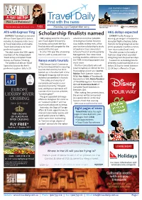 Scholarship Finalists Named