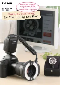 Guide to Mastering the Macro Ring Lite Flash