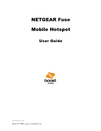 NETGEAR Fuse Mobile Hotspot