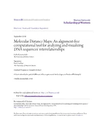 An Alignment-Free Computational Tool for Analyzing and Visualizing DNA Sequences' Interrelationships Rallis Karamichalis the University of Western Ontario