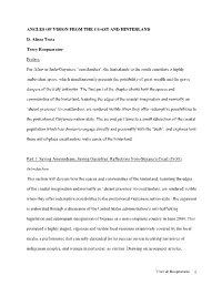 Angles of Vision from the Coast and Hinterland D