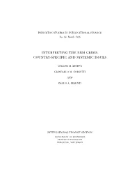 Interpreting the Erm Crisis: Country-Specific and Systemic Issues