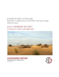 Mali's Border Security Assessment Report