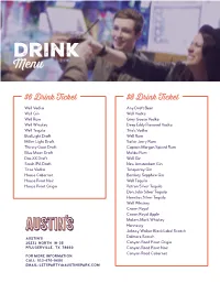 APP19 19-03 Corporate Drink Menu-Update