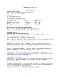 Biographical Sketch