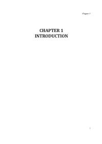 Chapter 1 Introduction