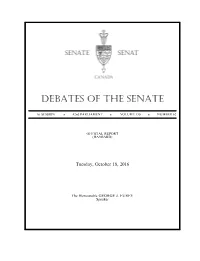 Debates of the Senate