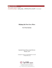 Helping the Poor Save More by Dean Karlan