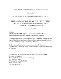 IDRC Final Technical Report