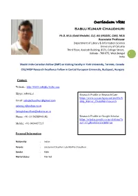 Sabuj Kumar Chaudhuri