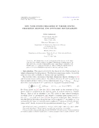 Sets with Finite Perimeter in Wiener Spaces, Perimeter Measure and Boundary Rectifiability