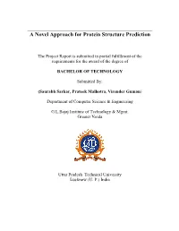 A Novel Approach for Protein Structure Prediction
