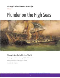 Plunder on the High Seas