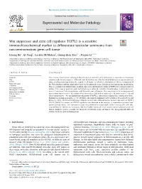 Wnt Suppressor and Stem Cell Regulator TCF7L1 Is a Sensitive