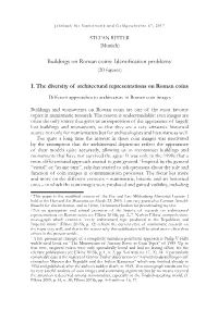 Buildings on Roman Coins: Identification Problems1 (20 Figures)