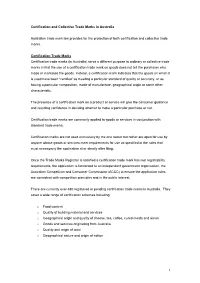 Certiciation and Collective Tm Intervention