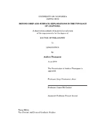 Explorations in the Typology of Anaphora A