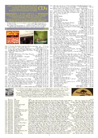 MINIMUM BOD = € 5.00 / US$ 5.75 = MINIMUM BID a CD's