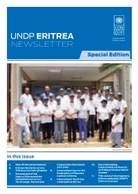 UNDP ERITREA NEWSLETTER Special Edition ©Undperitrea/Mwaniki