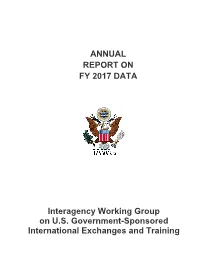 2018 Annual Report on FY 2017 Data