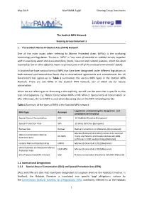 Marpamm Argyll Steering Group MPA Summary Paper
