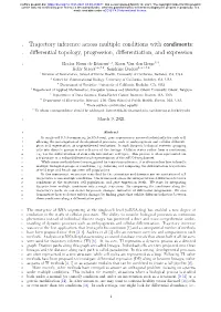 Trajectory Inference Across Multiple Conditions with Condiments