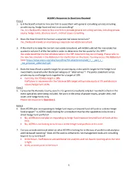 1 ACERA's Responses to Questions Received Firm 1 1. Is It the Board's