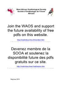 Join the WAOS and Support the Future Availability of Free Pdfs on This Website
