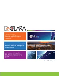 Meet the Redclara's New Members Meet the Objectives and Topics Of