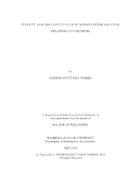 Stability Analysis, Convex Hulls of Matrix Powers and Their