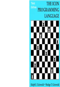 The Icon Programming Language
