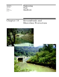 Chapter 16 Streambank and Shoreline Protection Chapter 16 Streambank and Shoreline Protection Part 650 Engineering Field Handbook