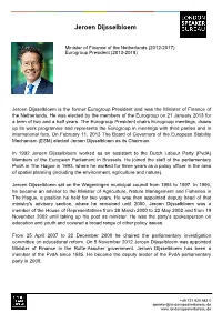 Jeroen Dijsselbloem