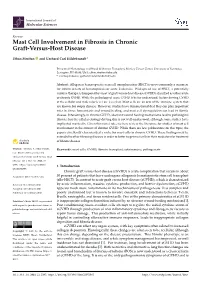Mast Cell Involvement in Fibrosis in Chronic Graft-Versus-Host Disease