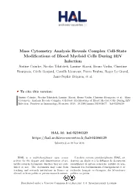 Mass Cytometry Analysis Reveals Complex Cell-State Modifications Of