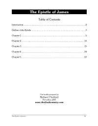 The Epistle of James