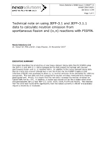 (Α,N) Reactions with FISPIN