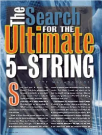 Search for the Ultimate 5-String, Bass Player, January 1997