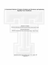 A Concentrated Outbreak of Tornadoes, Downbursts and Microbursts, and Implications Regarding Vortex Classification