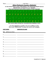 ALL Code Sheets