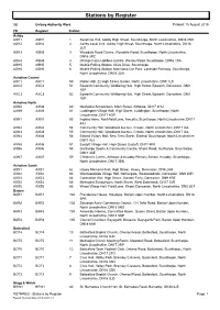 Stations by Register