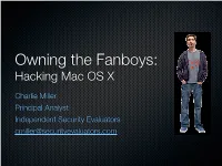 Hacking Mac OS X