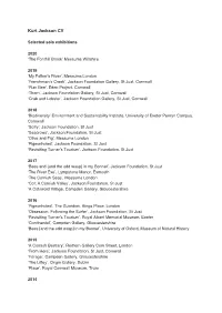 Kurt Jackson CV