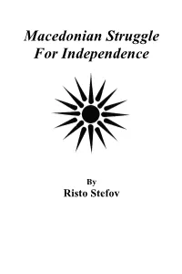 Macedonian Struggle for Independence